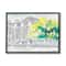 Stupell Industries Classic City Architecture Urban Watercolor Landscape in Black Frame Wall Art